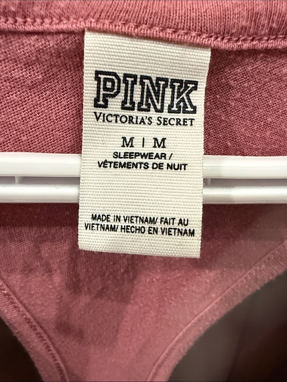 PINK Victoria's Secret Dusty Rose Racerback Tank - Picture 2 of 4